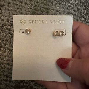 Set of 3 Swarovski stud earrings